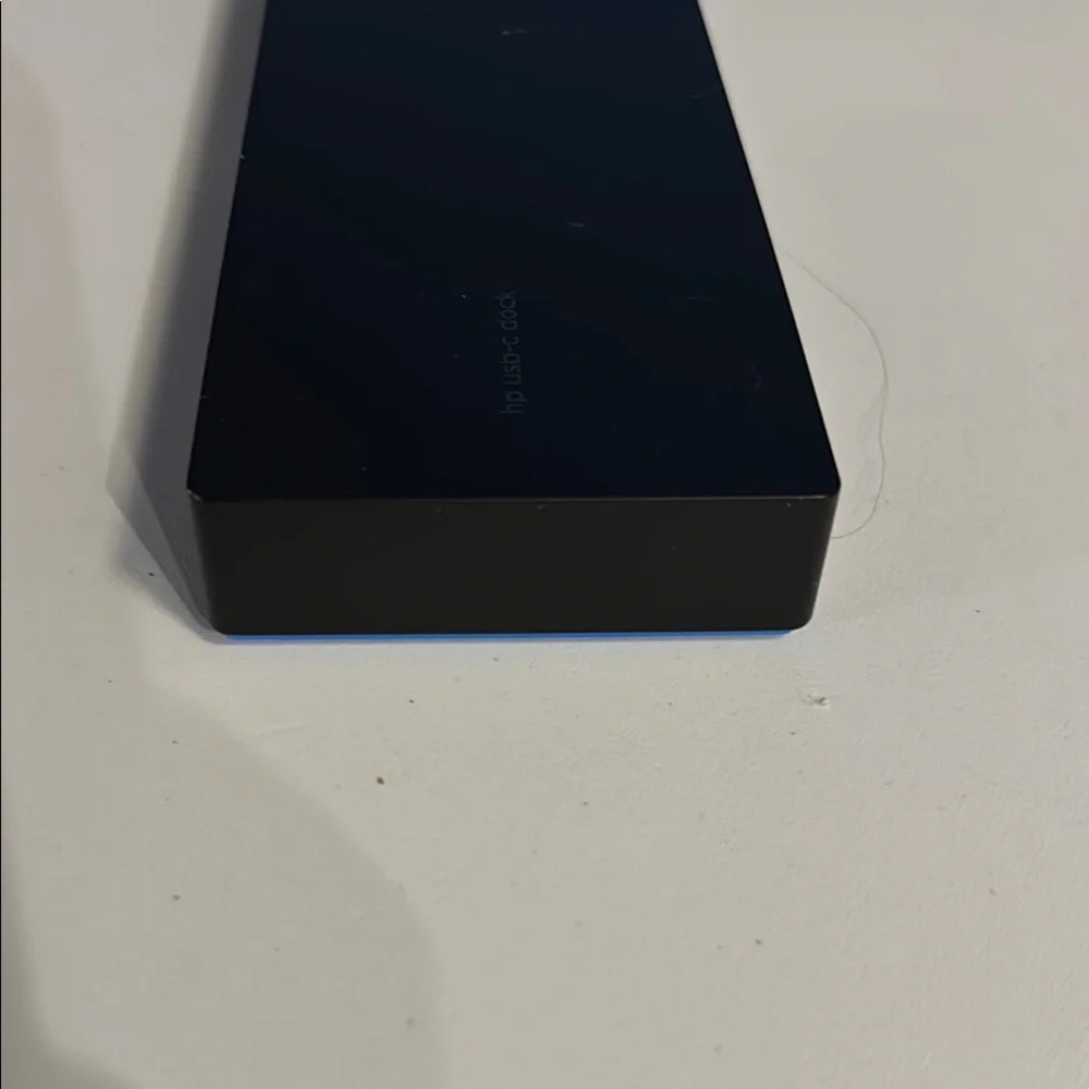 Sleek Black HP USB-C Dock